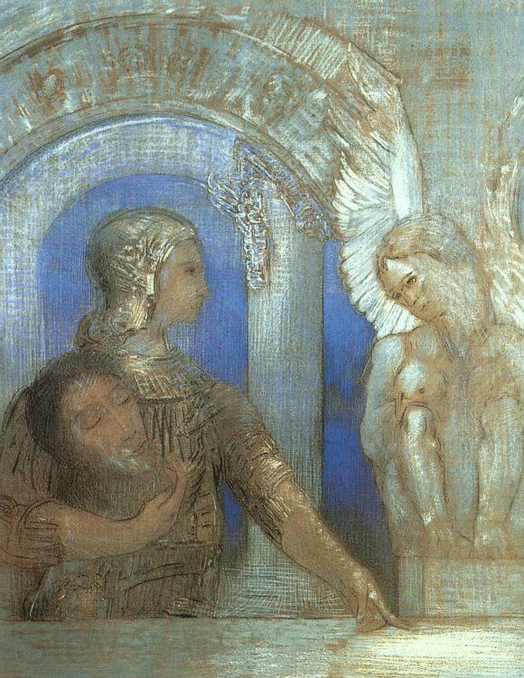 Odilon Redon Mystical Knight Germany oil painting art